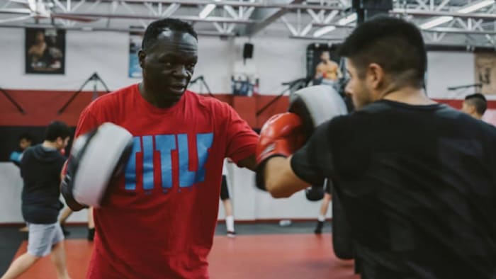 Jeff Mayweather Jeff Mayweather talks about the strengths of Errol Spence Jr. and Terence Crawford in Las Vegas, Nevada    on Jul 25, 2023, (Jeff Mayweather/Courtesy of Jeff Mayweather ) Jeff Mayweather talks about the strengths of Errol Spence Jr. and Terence Crawford 